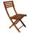 Borica 2 - Person Acacia Wood Patio Dining Set with Square Table