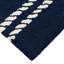 Tapis touffeté à la main en polyester bleu marine / ivoire-548448802