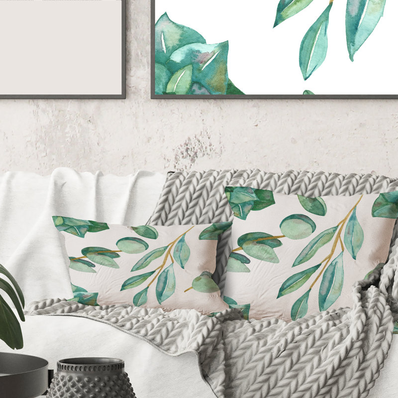 Floral Throw Pillow