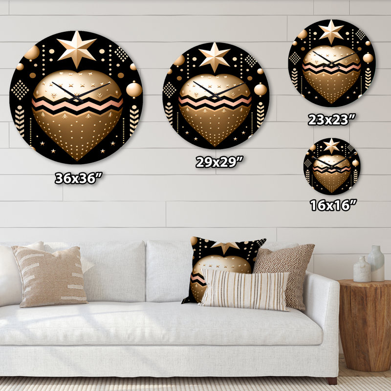 Horloge murale Golden, Très grand