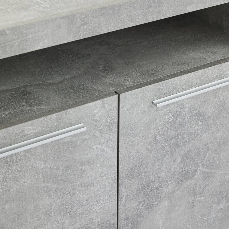 Heron 140cm Wide Accent Sideboard, Gray