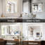 Lumières de miroir de salle de bain