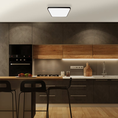 Fabio Plastic LED Flush Mount