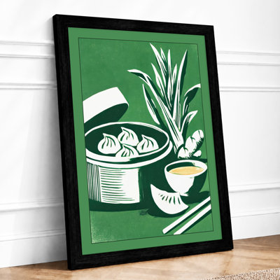 Dumplings And Broth Japandi - Print