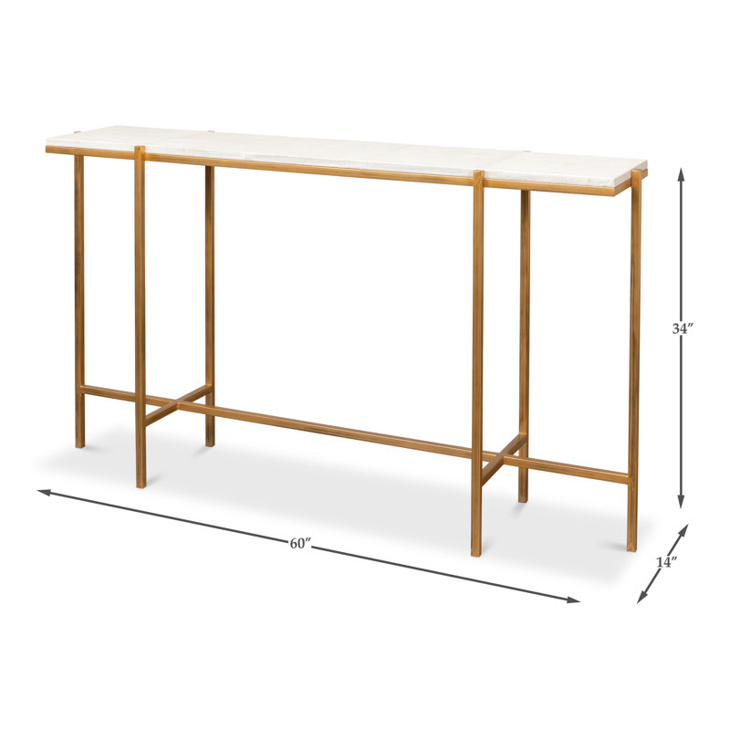 Shagreen 60'' W Console Table