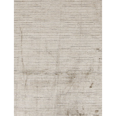 Hand-Knotted High-Quality Beige Area Rug