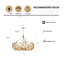 12-Light Dimmable Flower Crystal Chandelier