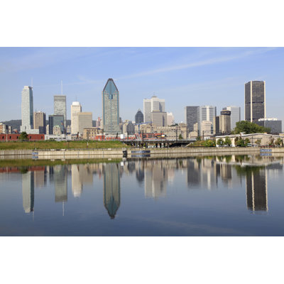 «Montreal Skyline» - Photographie sur toile tendue