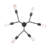 Jeiner 6 - Light Aluminium Dimmable Sputnik Sphere Chandelier-74890669