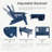 Celese HDPE Folding and Adjustable Adirondack Chair with Ottoman (Set of 2)-670727341