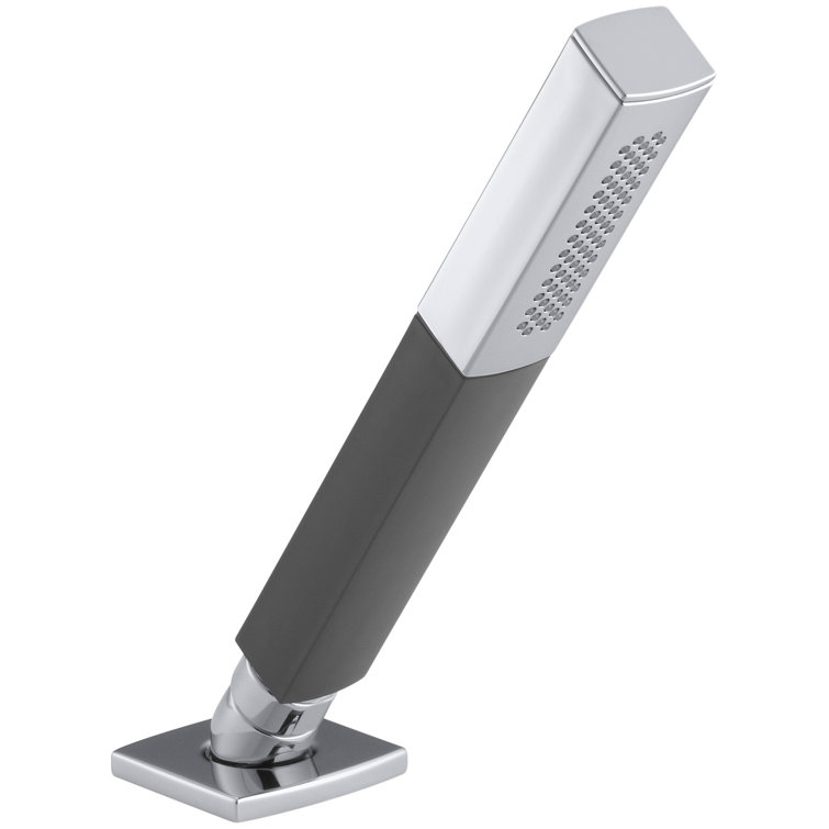 Shift 2.5 GPM Square 2-Way with Gray Handle Rain Handheld Shower Head