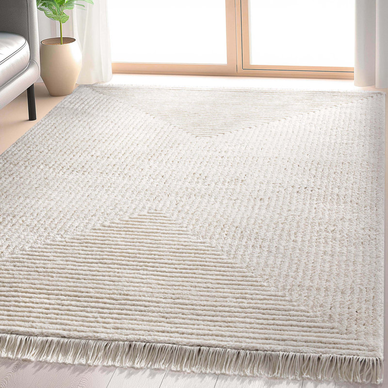 Tapis à poils longs Monroe, Rectangle 5 pi 3 po x 7 pi 3 po