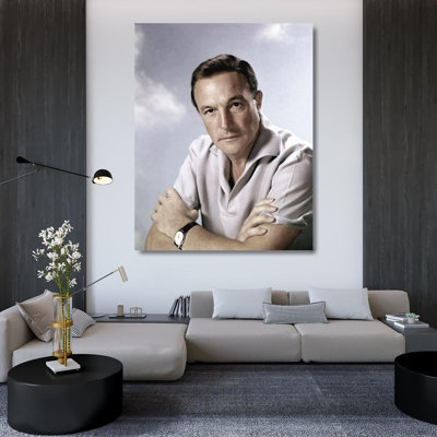 Latitude Run® Hollywood Photo Archive Gallery Wrapped Canvas Art Titled: Gene Kelly