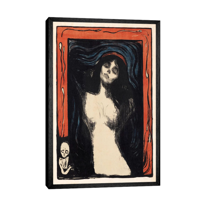 Loving Woman (Madonna), 1902 by Edvard Munch - Gallery-Wrapped Canvas Giclée on Canvas, 66.04 cm H x 45.72 cm W