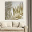 « golden frondes i », impression sur toile tendue-22069663