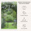 Tonnelle de jardin Outsunny