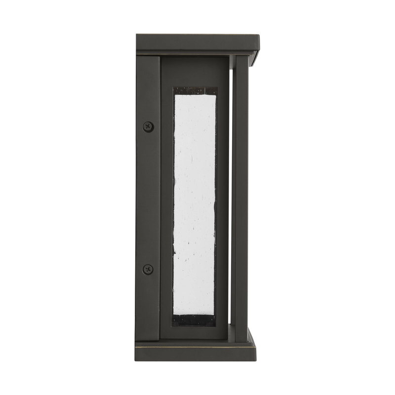 Petite lanterne Faywood de Génération Éclairage , Bronze Antique, H 8,75 po x l 7,5 po x P 4 po