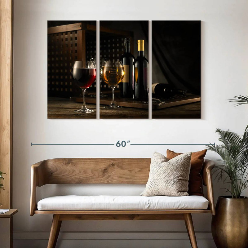 Yarlin Wine Sampling, 32" H x 50" W