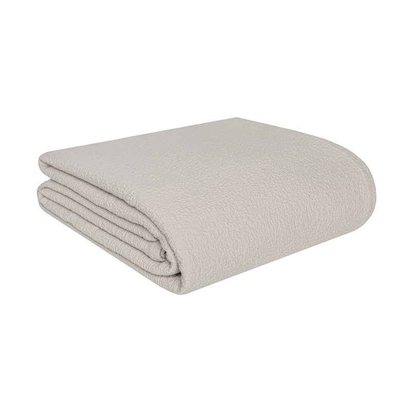 Lucca 100% Cotton Matelassé, Queen, latte