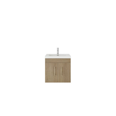 Ensemble de meuble-lavabo simple mural 24 po Carliss