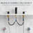 2 Handles 3 Holes Bathroom Sink Faucet With Pop Up Drain-102402272