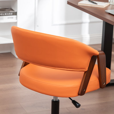 Bryonie Faux Leather Swivel Office Chair