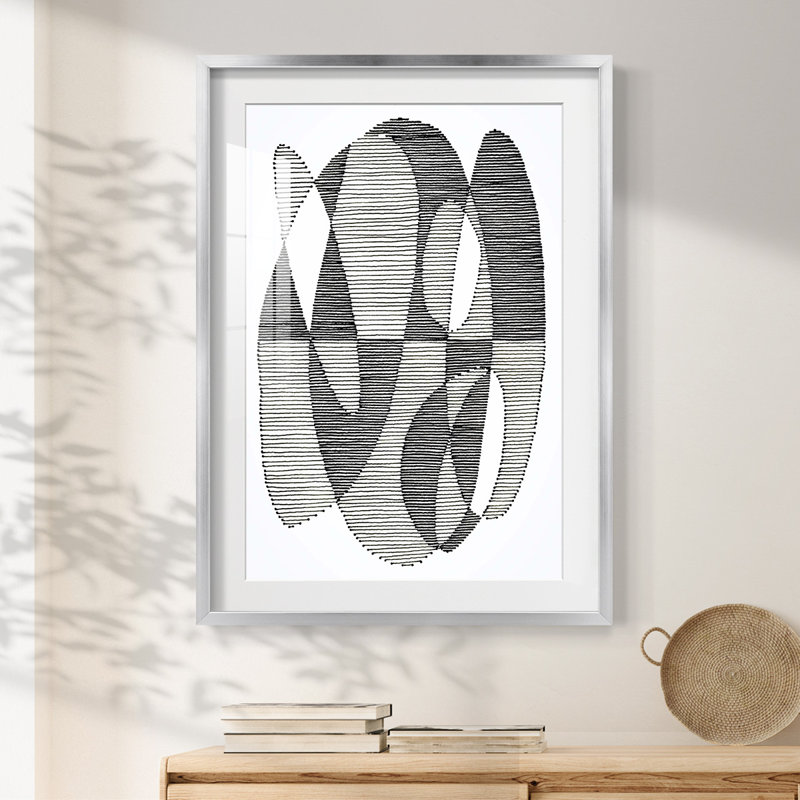 «Opposite Day II», impression encadrée, H 25,5 po x l 17,5 po, Argent argent