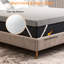 Surmatelas en mousse viscoélastique gélifiée 3 pouces, surmatelas ventilé à haute densité pour les maux de dos, surmatelas avec housse souple amovible, certifié Certipur-Us, gris-710119557