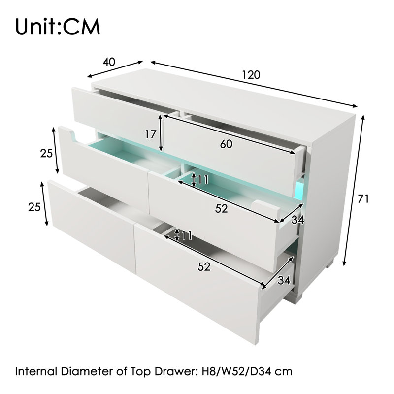 Dannilyn 120cm Sideboard