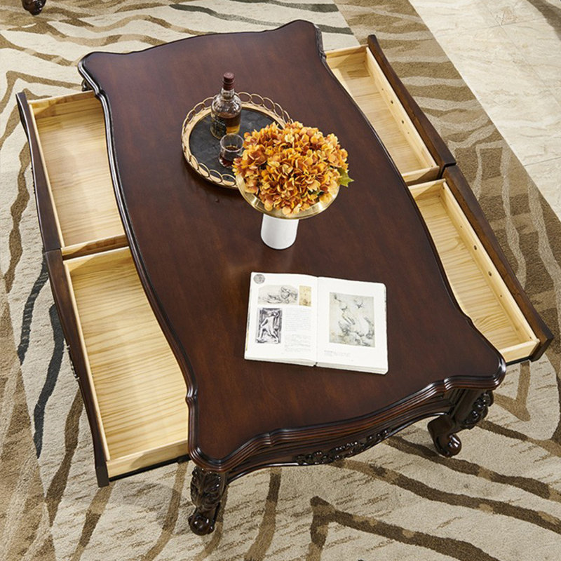 American-style retro luxury coffee table