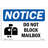 OSHA Notice - NOTICE Do Not Block Mailbox Sign | Heavy Duty Sign Or Label
