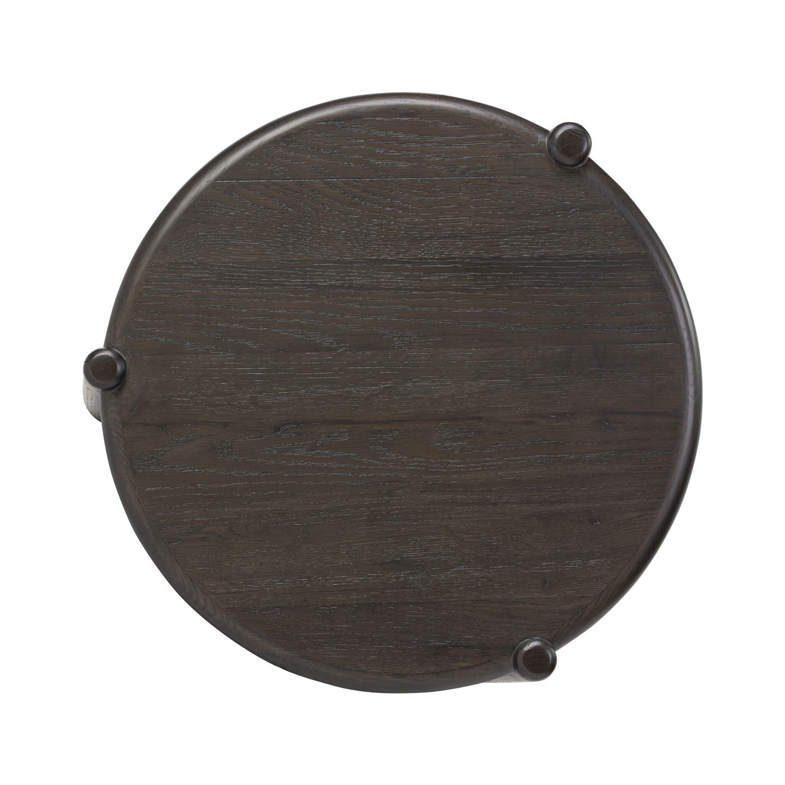Salvador End Table, Smoked Black Oak/Black Rush