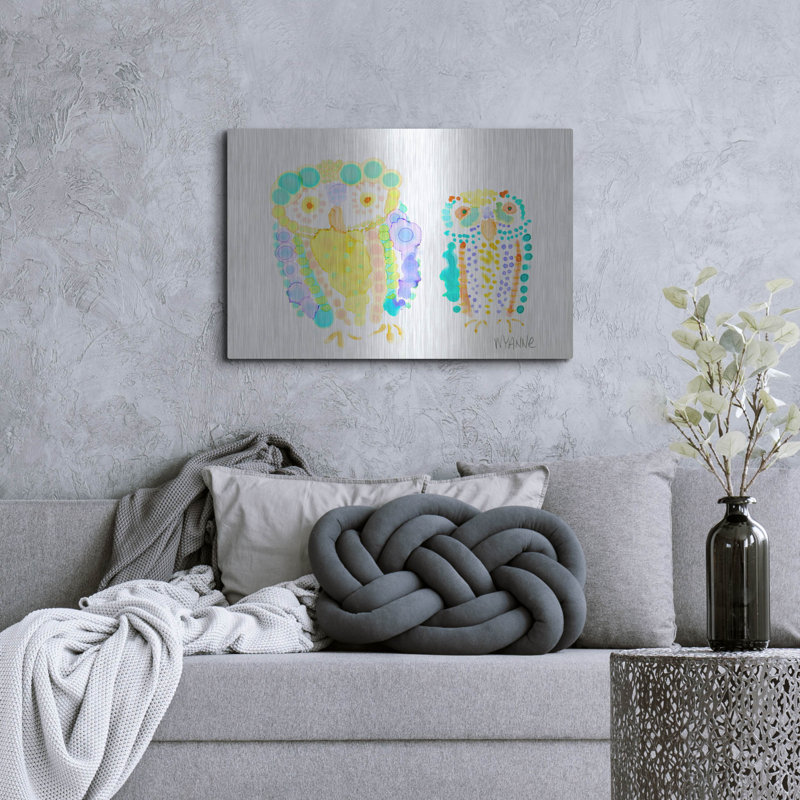 " Ruffled Feathers " by Wyanne, 24" H x 36" W