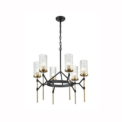Anno 6 - Light Waggon Wheel Chandelier