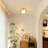 Gold Copper Semi Flush Ceiling Light for Corridor
