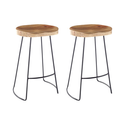 Hamlin Mango Solid Wood Bar Stool