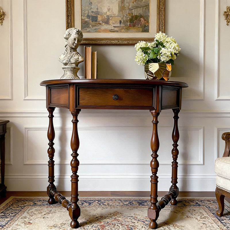 Console classique et élégante en bois