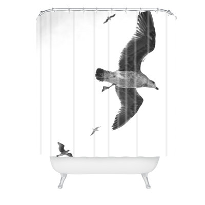 Rideau de douche simple monochrome lisa argyropoulos flight of original