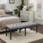 Velvet Upholstered Bench