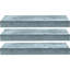 Floating Shelves For Wall - 3 Pack Coastal Beach Wall Decor For Bedroom, Bathroom, Living Room, Office, Home & Kitchen - White/Grey/Blue Rustic Wood Hanging Wall Shelf For Books, Frames, Trophy-507965277