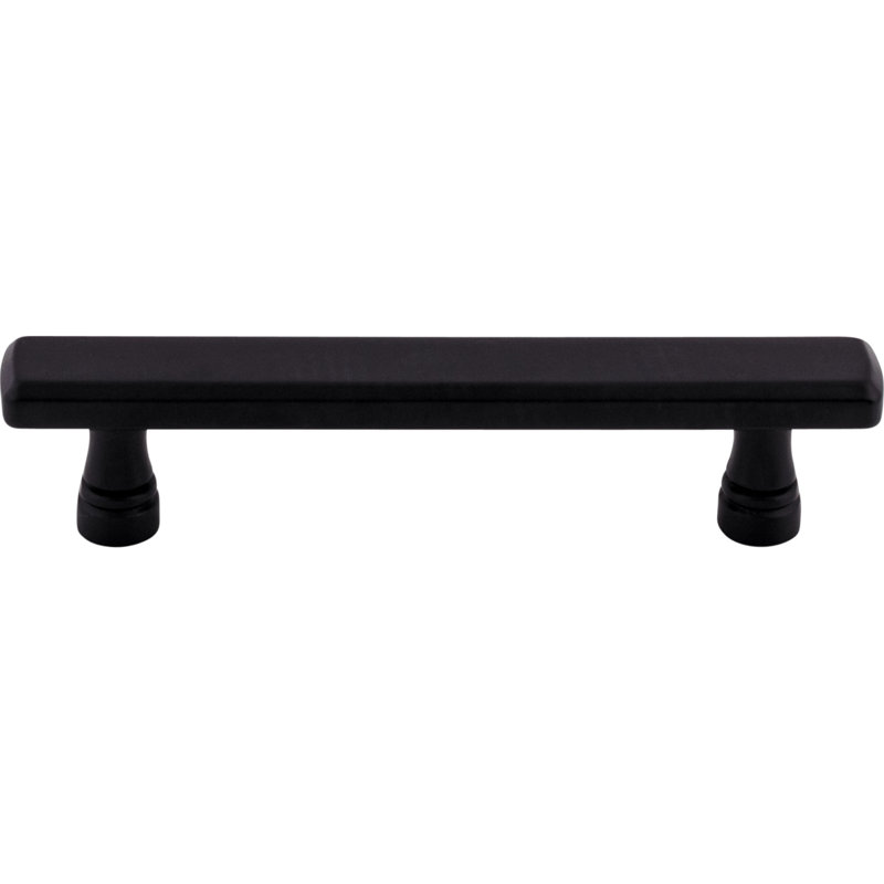 Kingsbridge Bar Pull, Flat Black, 3 3/4" Center to Center