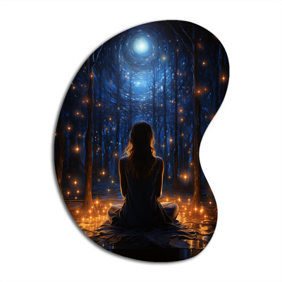 Fentress - Yoga Boom Shape Irregular Metal Wall Decor