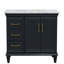 Ensemble de meuble-lavabo simple 37 po LeRay-435181630