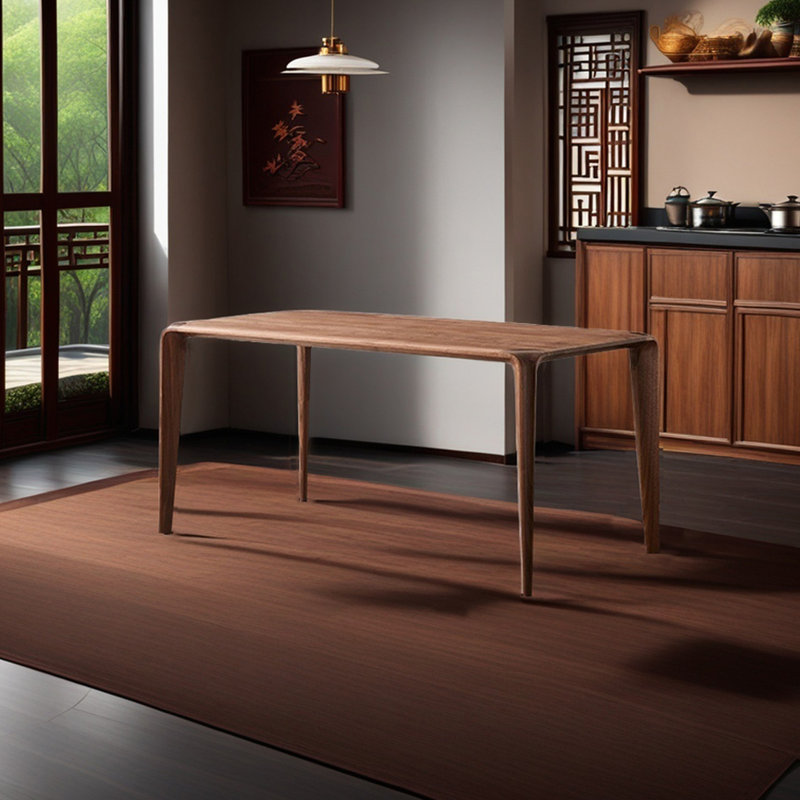 Table de salle à manger élégante et fonctionnelle, H 29,52 po x L 78,74 po x l 31,49 po