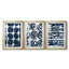 Indigo Memory I - reproduction sur mesure encadrée de qualité supérieure mate - 3 pièces-1121212594-1121212593