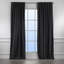 Paire de rideaux obscurcissant avec pattes de couleur unie-900887510-872553140