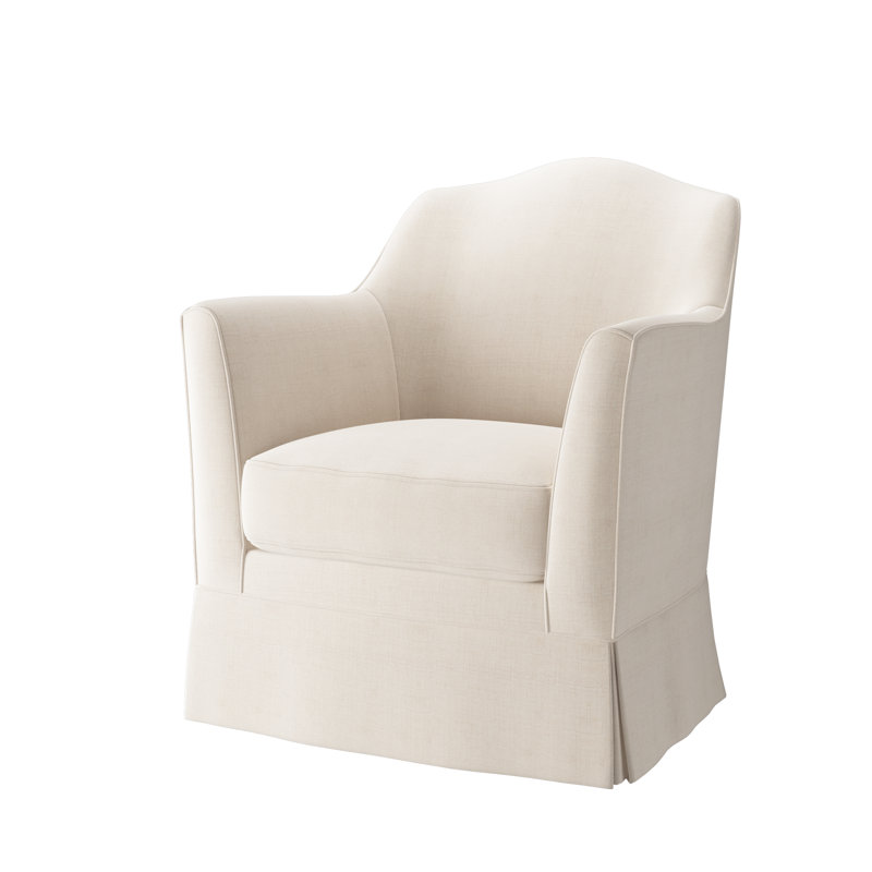 Fauteuil d'appoint Claud, Rise fumée (tissu performance) 1357-93