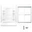 60" W x 74.75" H Frameless Rectangle Sliding Shower Kit with Towel Bar and Base Included-396322267-497540138