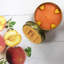 Honey And Peach Scented Jar Candle