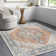 Machine Washable Grey/Blue/Brown